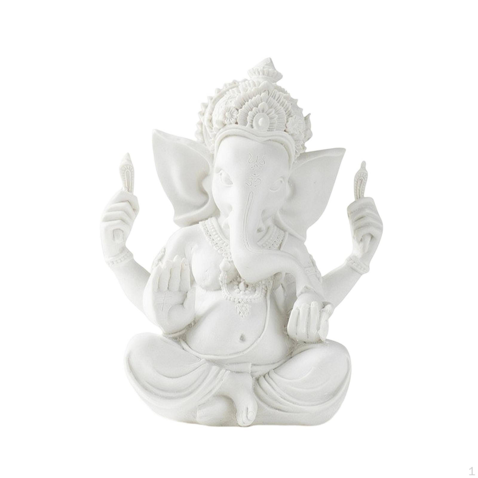 Hindu Deity Figurine Resin Statue Tabletop for Altar, Meditation Corner, Shelf