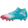 Future 8 Ultimate Support Lightweight Soccer Shoes Unisex Blue Pink 108757-01