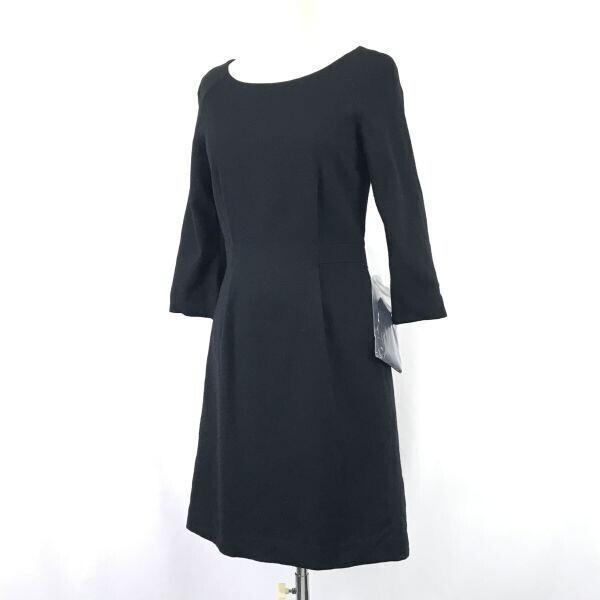 Made in Japan NATURAL BEAUTY BASIC Round Neck Dress Knee-Length S Women Black(USED)