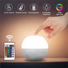 Smart Night Light  Lumens Stepless Dimming Table Lamp With Remotely Control  Magnetic Rechargeable Ambient Light For Sleeping