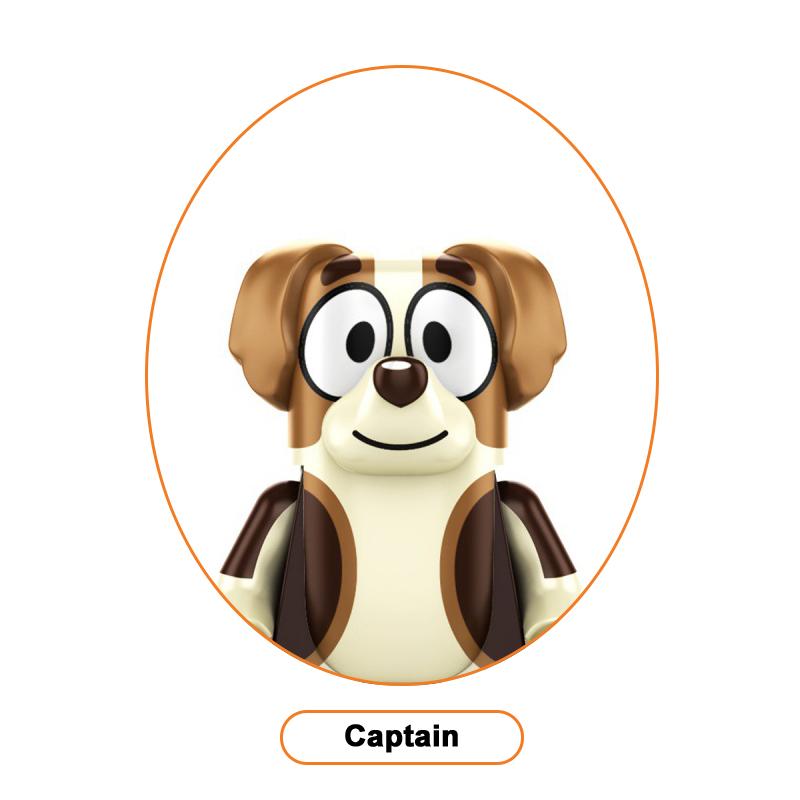 Bluey En Bingo Poppen Speelgoed Serie Coco Mackenzie Mia Rad Schattig Mini Deeltjes Gemonteerd Anime Karakter Kinderspeelgoed Cadeau