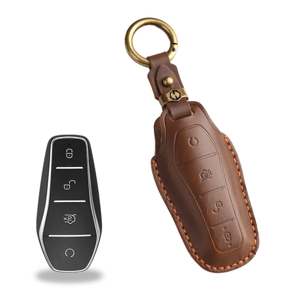 The New Retro Key Bag Is Suitable for BYD Key Case, Tang and Song Plusdmi Dolphin Han Car Key Bag.