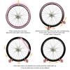 700X18-32c Bike Inner Tube 65mm Riding Racing Bicycles Tire Professional Repairing Foldable Cycling Rider Tyre Spare