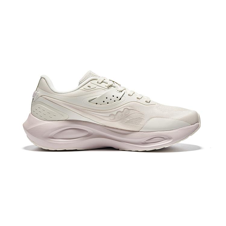 Saucony Phoenix LS Slip Resistant Abrasion Resistant Low top Running Shoes Women's White Pink S18202-2
