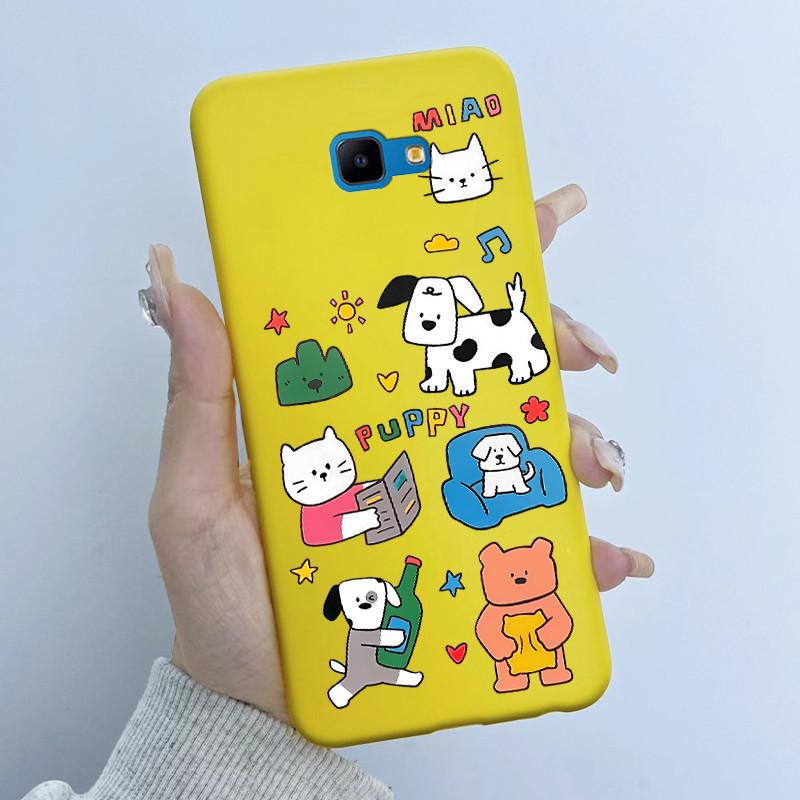 For Samsung J4 Core J410 Case Soft TPU Silicone Cover Cute Astronaut Panda Phone Case For SM-J410D SM-J410F SM-J410G Coque Funda