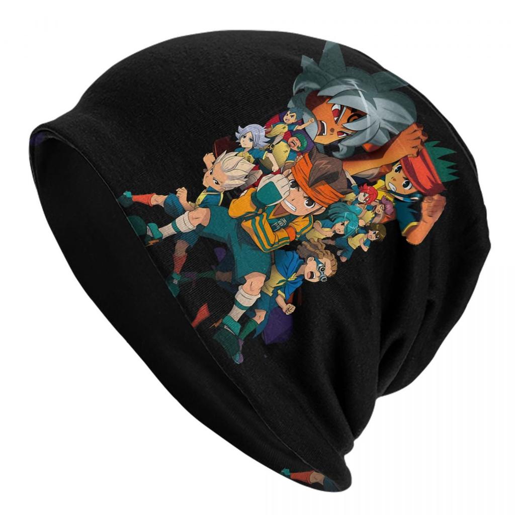 Mark Evans Bonnet Hats Hip Hop Outdoor Skullies Beanies Hat Inazumas Elevens Soccer Anime for Unisex Women Warm Thermal Elastic Cap