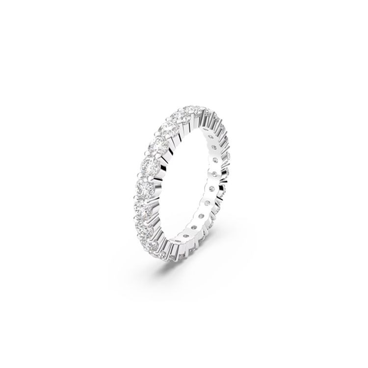Swarovski Matrix Stylish Minimalist Zirconia Ring Women rings Silver 5237742