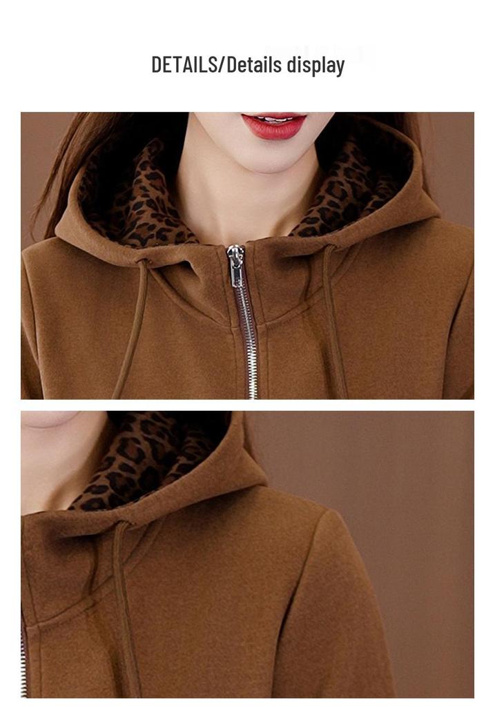 2026 Women's Two-Piece Sportswear Set: Casual Loose Hoodie & Long Pants for Spring & Autumn, Plus Size Available