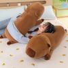 New Kapibara Throw Pillow Capybara Doll Children's Plush Toy Side Sleeping Long Sleeping Pillow Gift