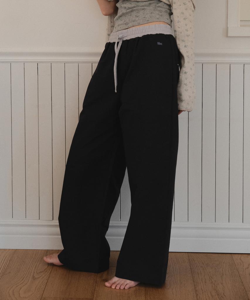 Espeuteo Over-Wide Homewear Pants - 2 Colors