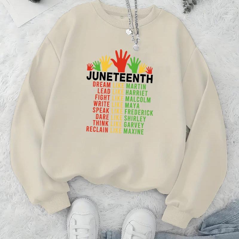 Women s Artistic Printed Crew Neck Sweatshirt, Unique Pattern & Elegant, Gallery Visits XXL бежевый