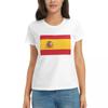 Women TShirt Flag Of Spain Summer Short Sleeve Tees Crew Neck Cotton T Shirts Clothes Tops Streetwear