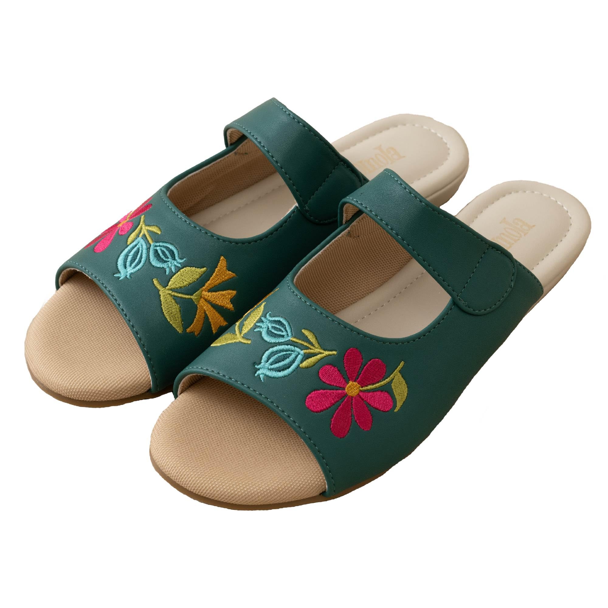 

Hokomomola Senko Petalo Outdoor Size S 47160 Sandals, (Approx. 21.5-22cm), Green, зелёный