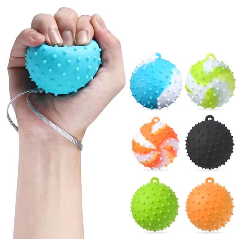 Stacheliger Massageball Handtraining Griffball Handknetball Übung Stachelball