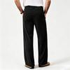 Men's Corduroy Double Pleated Straight Leg Dress Pants Relaxed Fit Comfortable Casual Trousers Fall Winter