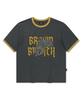 BROWNBREATH Bb Ringer Tee - Charcoal