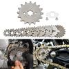 420 14T 17mm Chain Sprocket with Retainer Plate Motorcycle Front Sprocket Gear fits for 50cc 70cc 90cc 110cc 125cc 140cc 160cc Engine Pit Dirt Mini