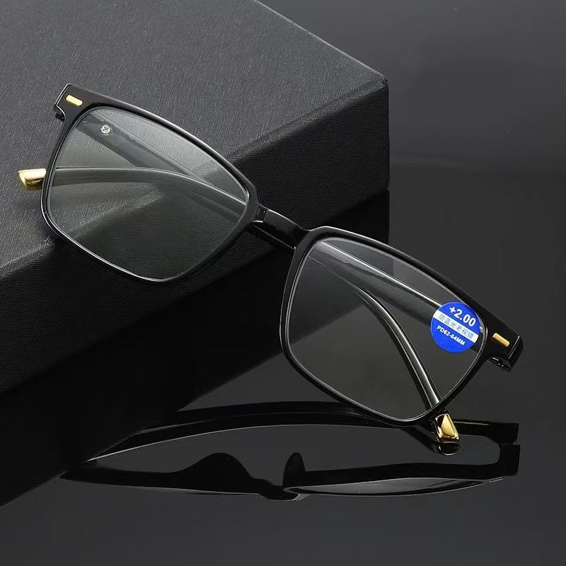 Ultra-Clear Retro Anti-Blue Light HD Reading Glasses for Middle-Aged & Elderly - Stylish High-End Design