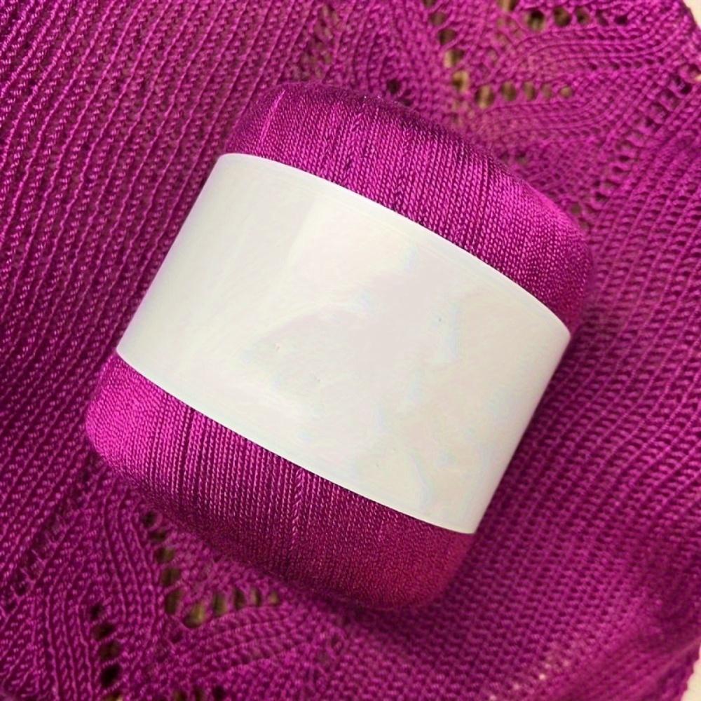 4pcs Silk Cotton Blend Yarn Soft Skin Friendly Knitting Yarn for DIY Sweaters Dresses Scarves Multicolor Shiny Crochet Thread