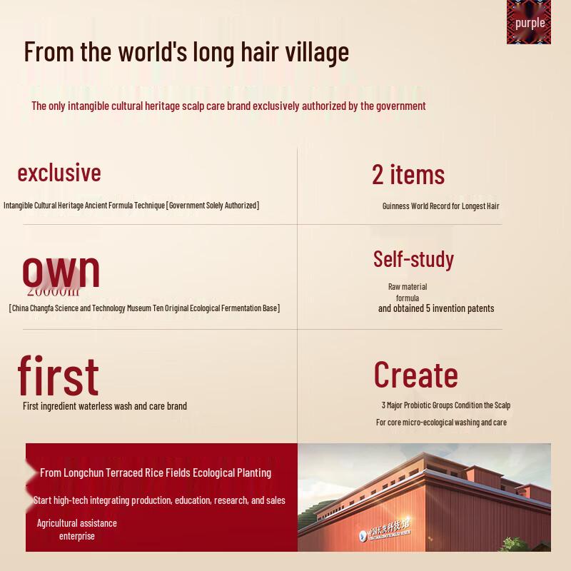 Long Hair Xiaozhai Oil Control Anti-Hair Loss Volumizing Shampoo