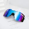 Grenzüberschreitende polarisierte Fahrradbrille mit großem Rahmen und farbigen Gläsern für Sport