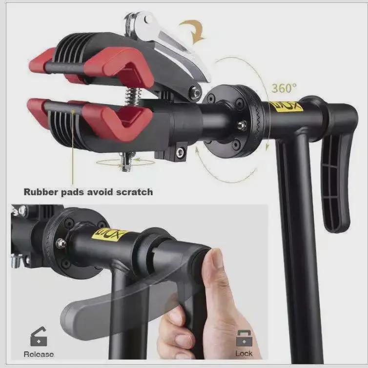 Carbon Steel Mountain Bike Repair and Display Stand