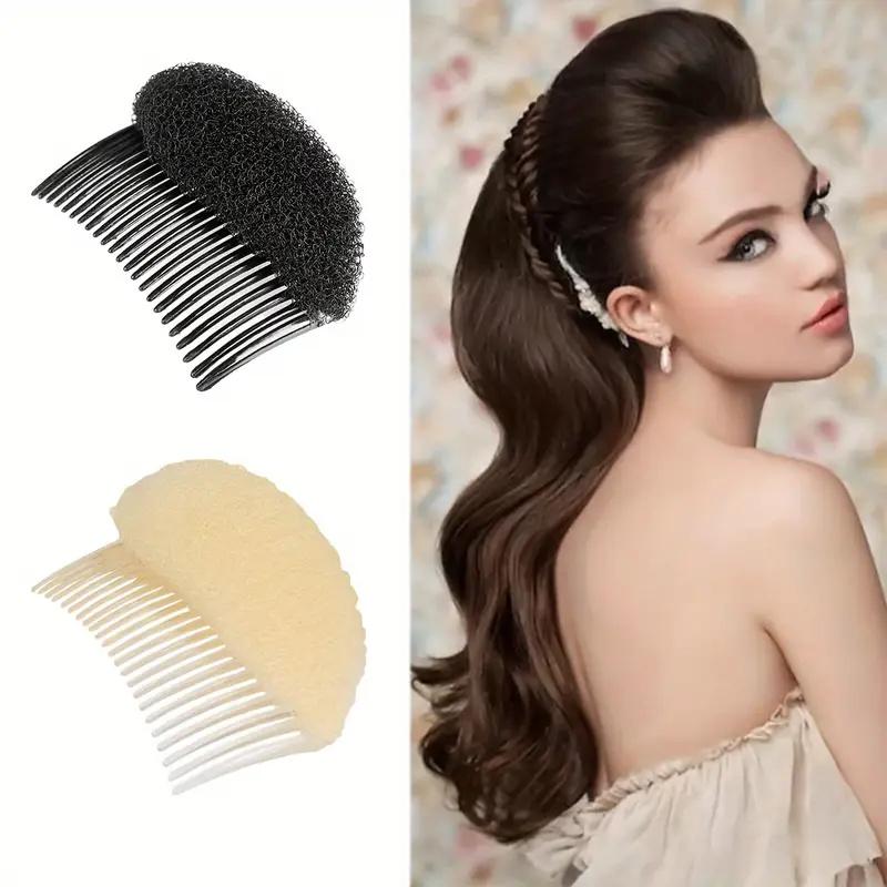 Fluffy Hair Pads Hair Volume Increase Puff Hair Clips Convenient Hair Bump Up Sponge Hairdressing Accessories For Women Girls