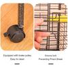 Luxury Bird Cage Large Parrot Birds Cages Accessories Drawer Wheels Birds Houses Lock Parrots Pigeon Feeder Birdcage Supplies