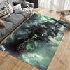 Haunted ghostly ship at sea carpet Yoga living room room decor children's crawling mat doormat area rug games mat
