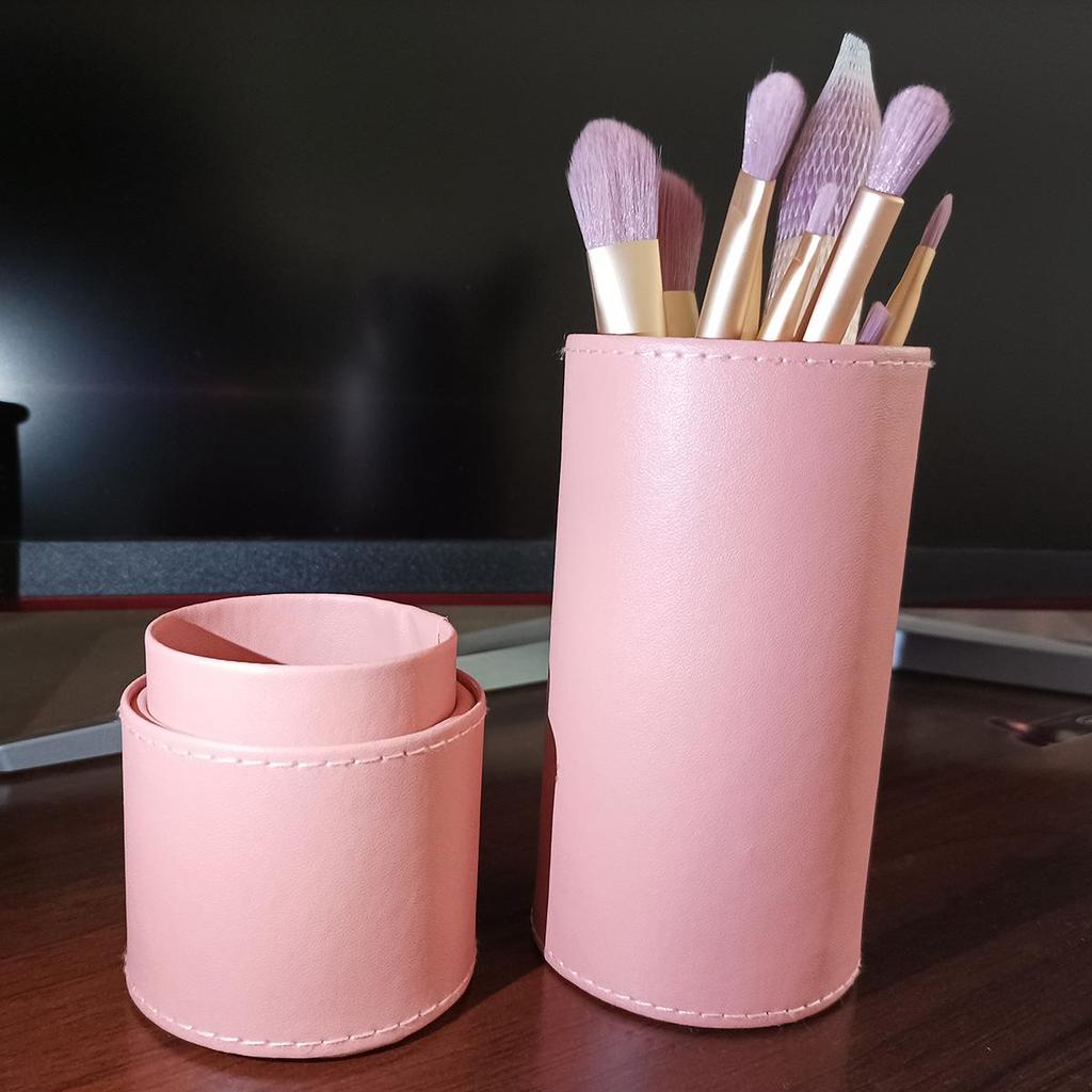 8-Piece Travel Makeup Brush Set: Beginner-Friendly Eyeshadow & Blush Brushes for Convenient Application