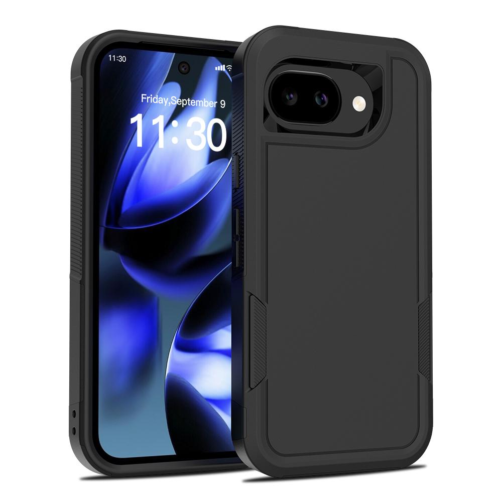 

Heavy Duty Military Grade Armor Case For Google Pixel 10 9 Pro XL 9A 9 8 7 Pro 8A 7A 6A Defend Hard Shockproof Protector Cover Google Pixel 8 Pro чорний