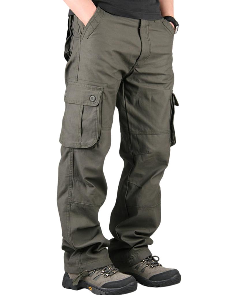 Nymphaea Cargo Stylish Parachute Pants with Military Ease of and Tapered Suitable for All Ages Size Army Men's Pants, Fall/Winter Collection, Storage,