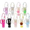 7pcs/set Multiple Color Water Bottle Chain Pendant Set Handmade Cup Decoration Set Shopping