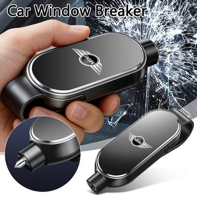 Car Safety Hammer Seat Belt Cutter Escape Tool Window Glass Breaker For Mini Cooper R50 R53 R55 R56 R60 R61 F54 F55 F56 Jbhk21