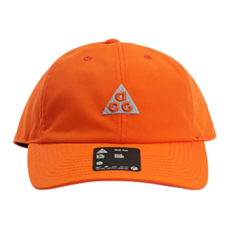 Nike Letter Design Duckbill Cap Couple Style Unisex Caps Orange IH9256-819