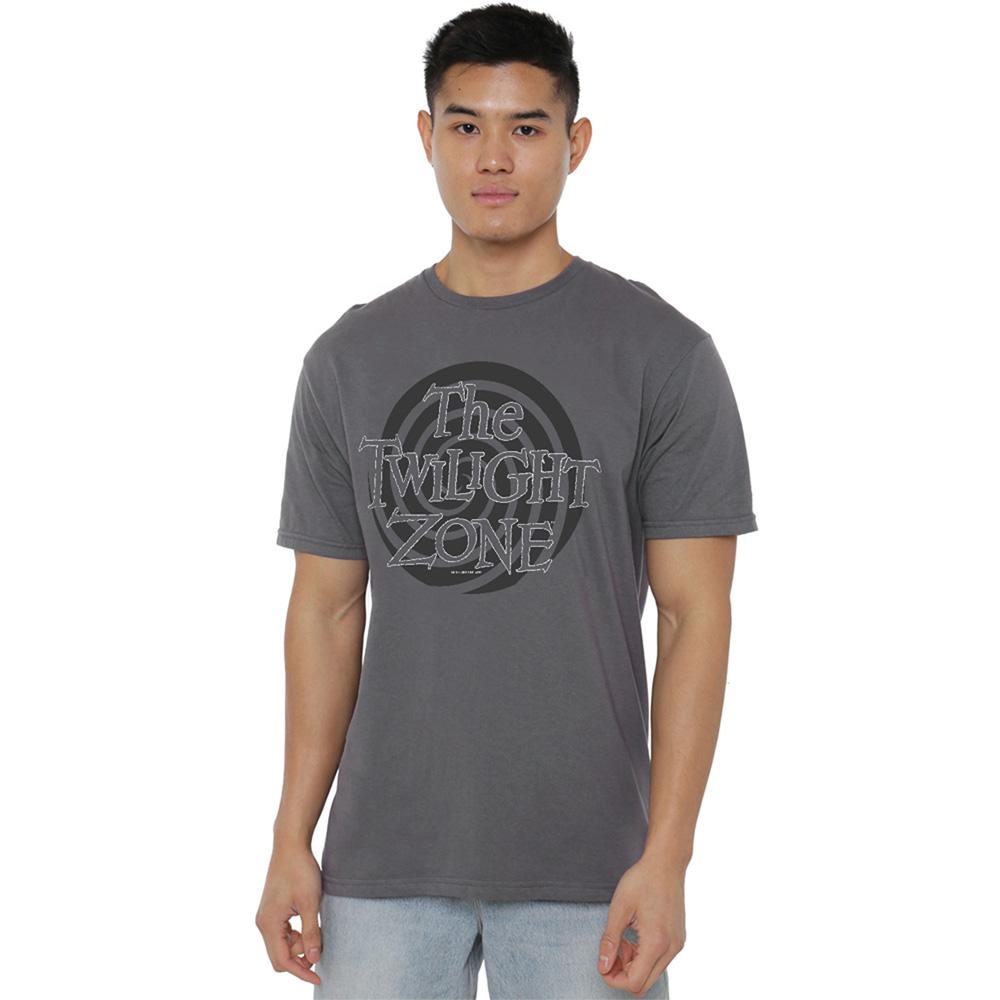 The Twilight Zone Unisex Adult Spiral Logo T-Shirt