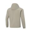 Li Ning Fitness Series Winddichte Wasserabweisende Dreidimensionale Kapuzen-Logo Baumwolljacke Herrenjacke AJMV157-5
