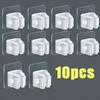 Mop Holder Storage Rack Bathroom Suction Hanging Pipe Traceless Mop Clip Broom Hanger Wall-Mounted Waterproof Rack White Amagi