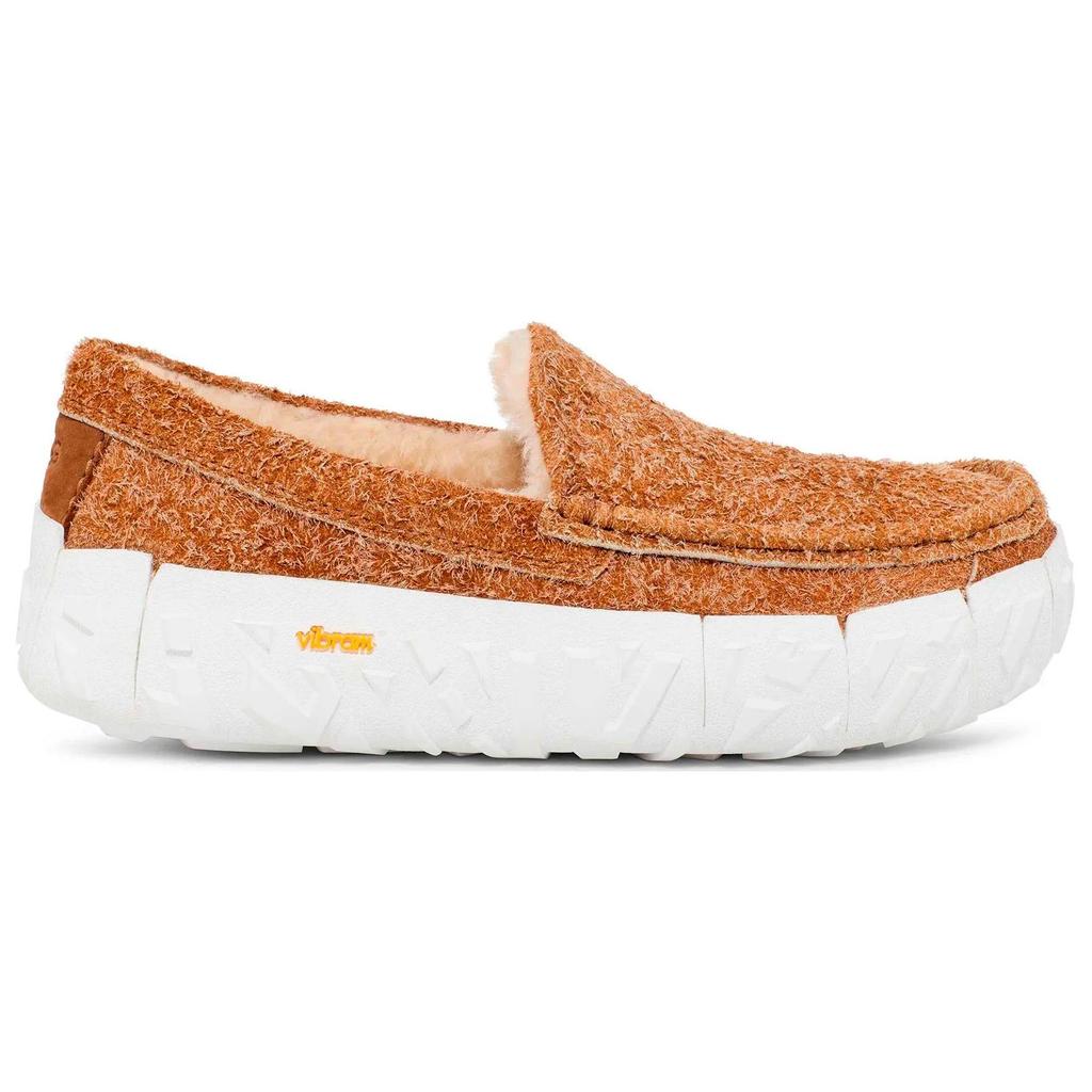 UGG Ascot Wrap Tech Suede Lightweight Round Toe Loafers Men Loafers Yellow Brown 1167670-CHE