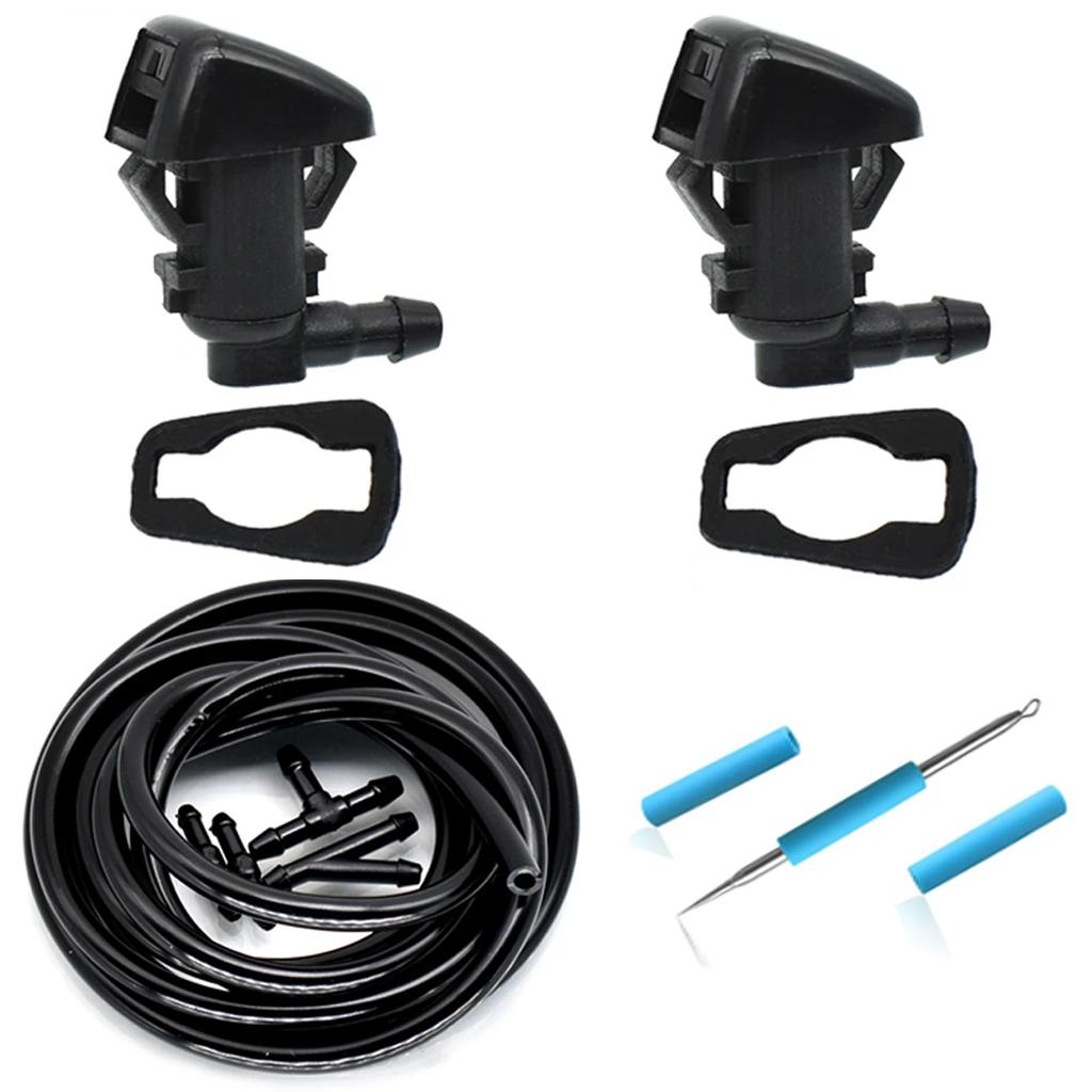 Front Windshield Wiper Washer Spray Jet Nozzle For Jeep Grand Cherokee WK2 2011-2019 Liberty KK Commander Dodge Nitro Durango