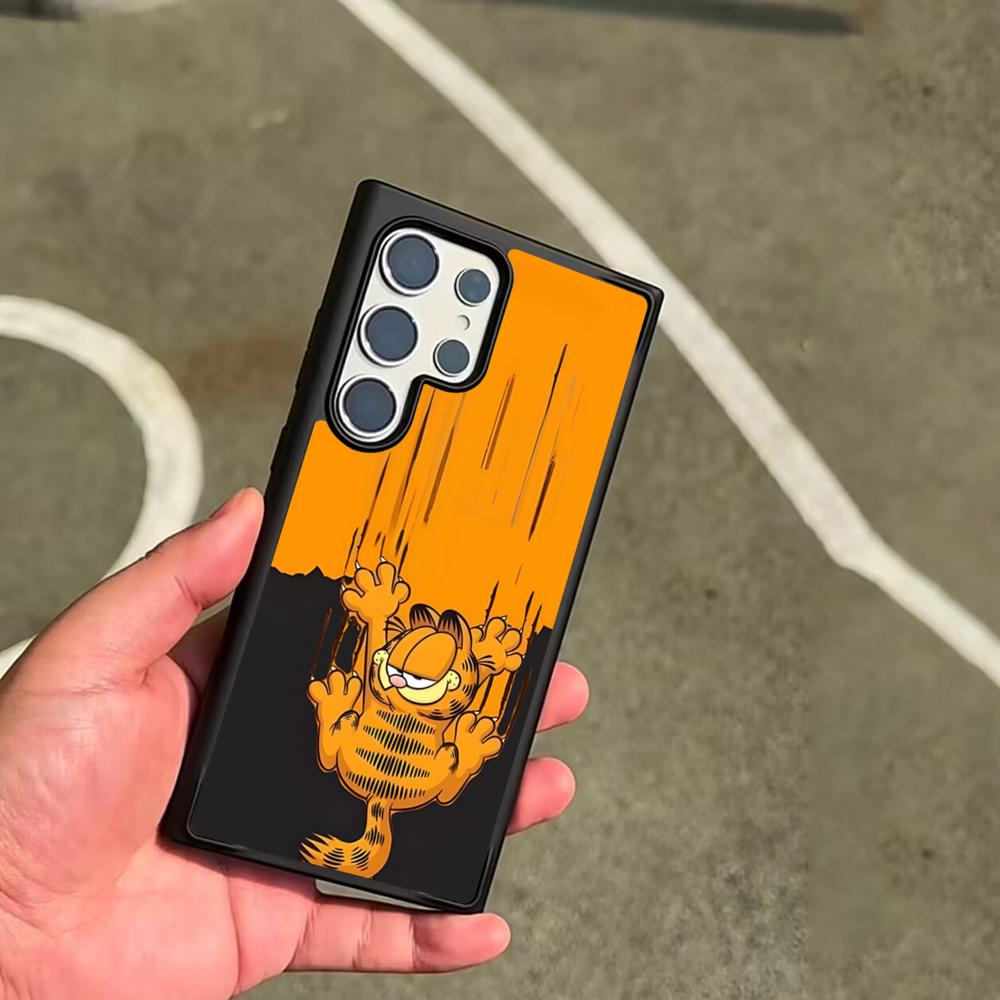 E-Garfield Phone Case For SAMSUNG Galaxy S26 S25 S24 S23 S22 S21 S20 FE Plus Ultra Cover