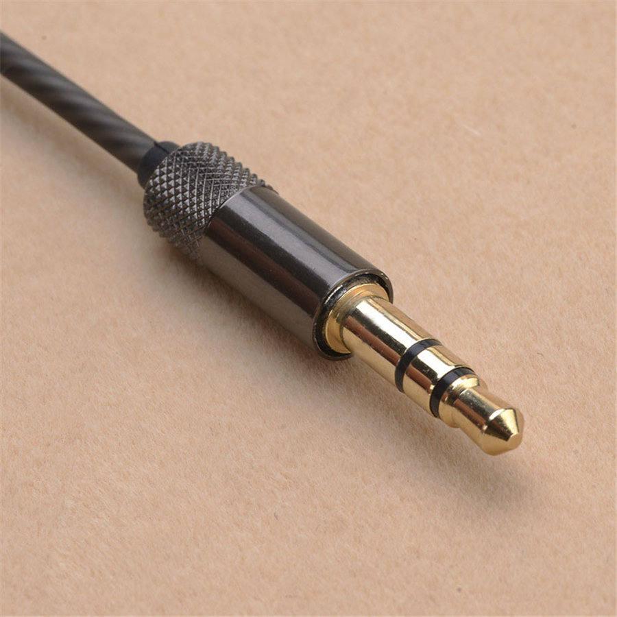 DIY Earphone Audio Cable 3.5mm Headset Cable Replacement Cable for Xiaomi Headphones Single Crystal Copper Earphone Repair Wire