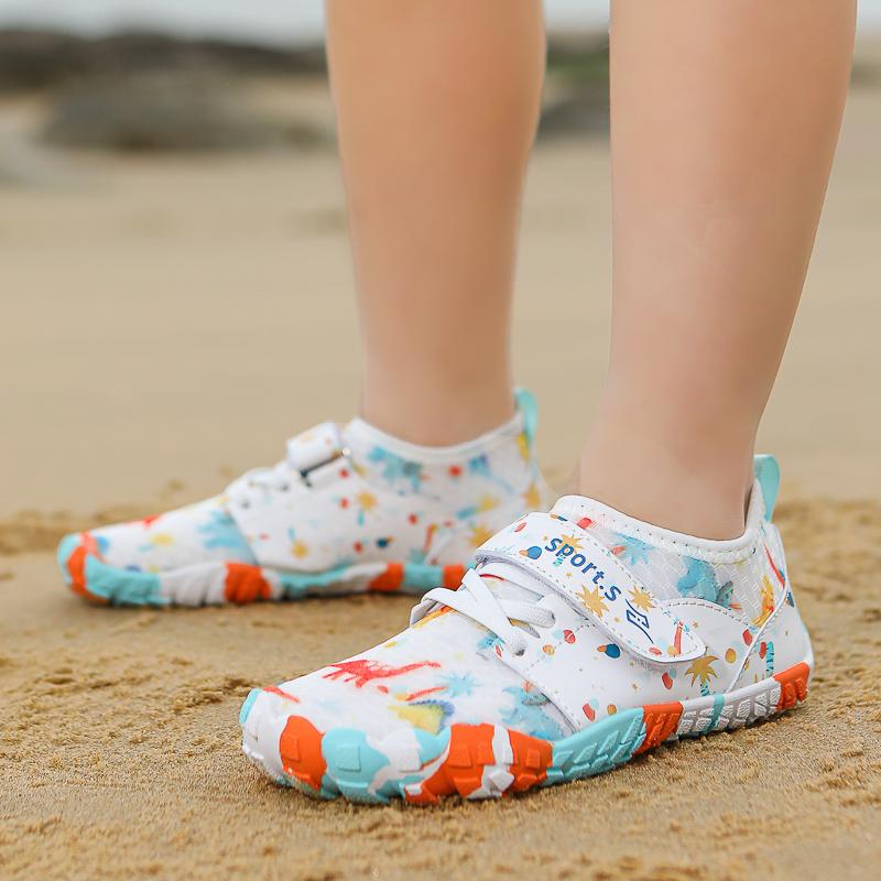 Kids Wading Shoes Beach Water Sports Shoes Swimming Aqua Shoes Quick Dry Barefoot Wading Sneakers Surfing Diving Lightweight