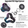 Fox Tri 1.8'' Fidget Spinner with Steel Beads, Luminous Metal Spinners Toy, Premium Bearing 2~4Min, Autism Sensory ADHD Anxiety Focus Meditation