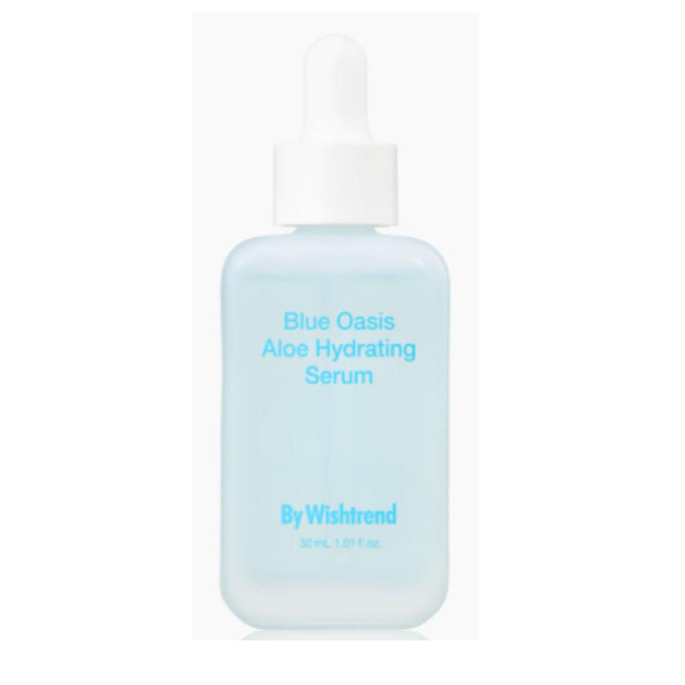By Wishtrend Blue Oasis Aloe Hydrating Serum 30ml | Intensive Soothing & Deep Moisture for Dehydrated Skin