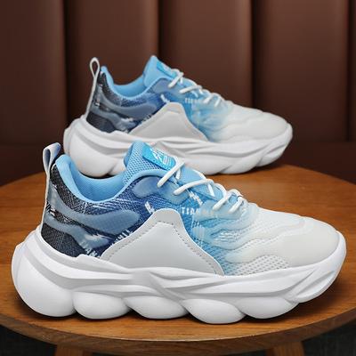 Men's Sneakers New Thick Sole Men's Shoe Leisure Fitness Breathable Fashion Luxury Sports Mesh Running Shoe Tennis for Men