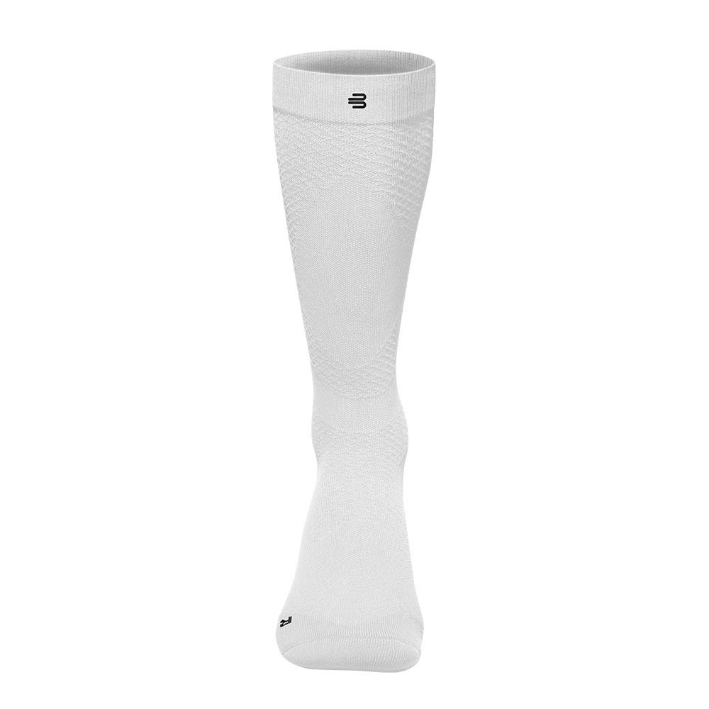 BAUERFEIND Run Ultralight Compression Size S Socks, Women's White, (Sizes 41-43 (26.0-27.5))