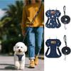 Verstellbares Hundegeschirr Leine Set Atmungsaktives Denim-Netz Haustiergeschirr Weste Stil Ausbruchsicheres Hundebrustgeschirr Haustier
