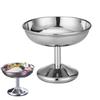 Edelstahl Eisbecher Salatschüssel Dessert Obstteller Geschirr Bar Party Metall Weingläser Küchenwerkzeuge