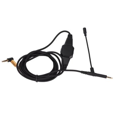 Kopfhörerkabel Ersatz 3,5 mm auf 2,5 mm Hochauflösendes Kopfhörerkabel mit Mikrofon für AKG K490 NC